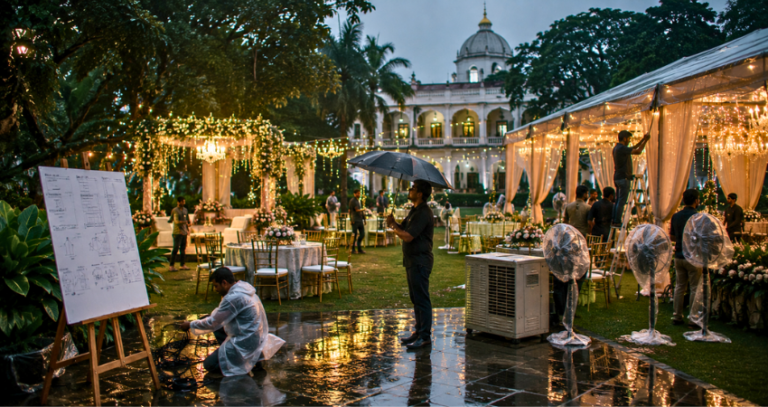 Outdoor Wedding Logistics in Kolkata: Monsoon, Heat, and the Right Season