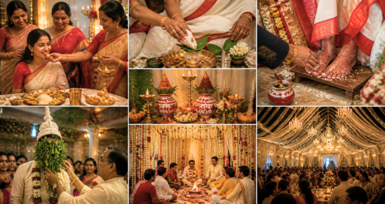 Managing a Multi-Function Bengali Wedding: From Aiburo Bhaat to Reception
