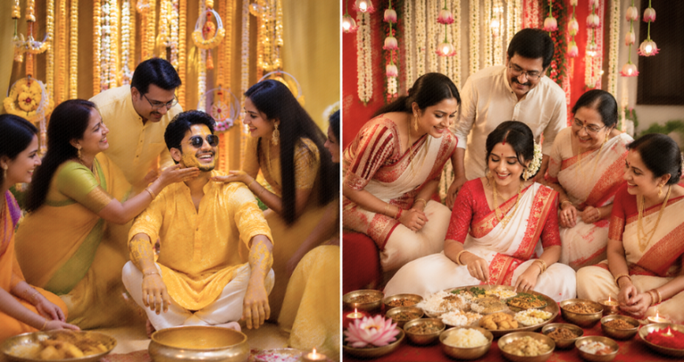 Pre-Wedding Decor in Kolkata: Holud and Aiburo Bhaat Decoration Ideas